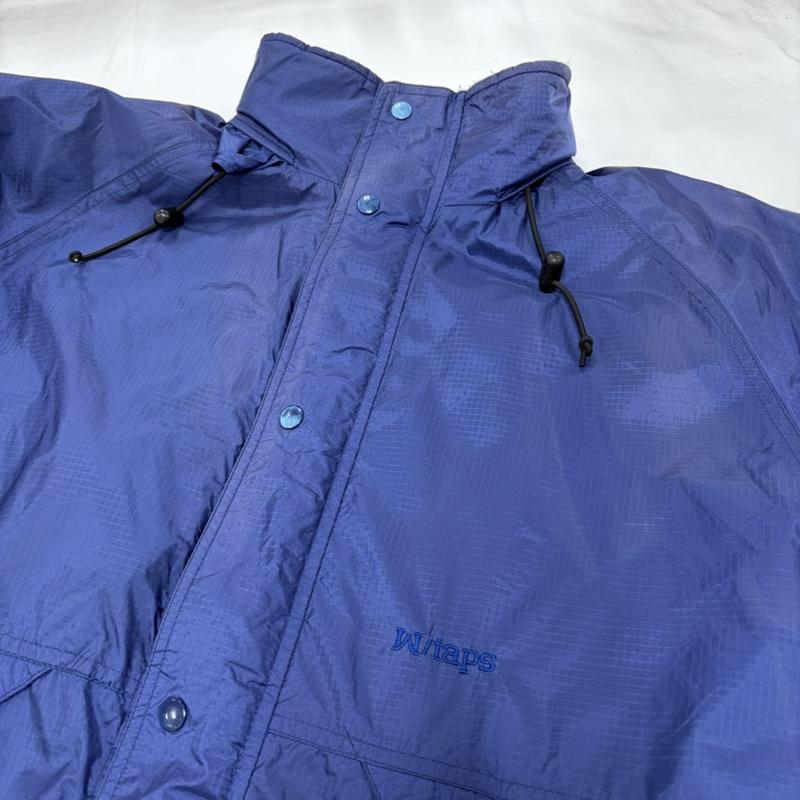 ダブルタップス WTAPS ジャケット、上着 ジャンパー、ブルゾン リバーシブル ボア ナイロン ブルゾン 40%uparmored フルジップ 初期 日本製 FREE 無地 X ワンポイント X ロゴ、文字 紺 / ネイビー / navy X アイボリー / アイボリー / メンズ USED 古着 中古 50158133