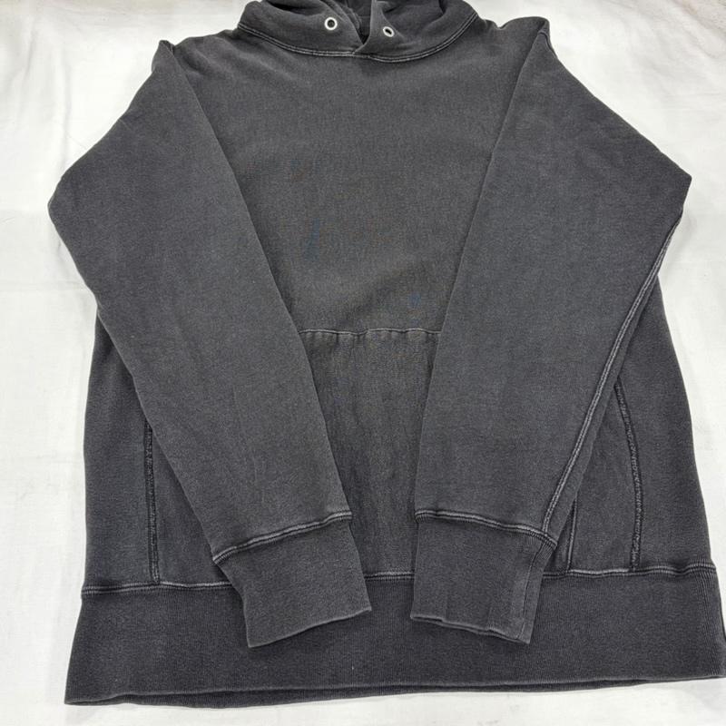 チャンピオン Champion パーカー 長袖 REVERSEWEAVE リバースウィーブ プルオーバー フーディー パーカー 目無し スウェット XL 無地 X ワンポイント X ロゴ、文字 X 刺繍 黒 / ブラック / black メンズ USED 古着 中古 50158136