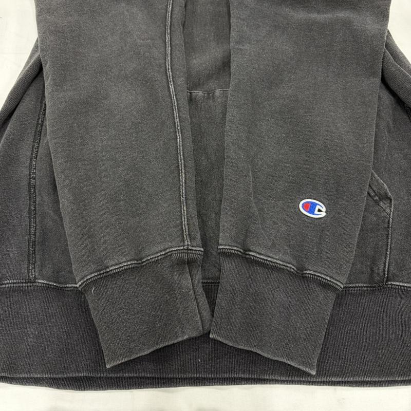 チャンピオン Champion パーカー 長袖 REVERSEWEAVE リバースウィーブ プルオーバー フーディー パーカー 目無し スウェット XL 無地 X ワンポイント X ロゴ、文字 X 刺繍 黒 / ブラック / black メンズ USED 古着 中古 50158136