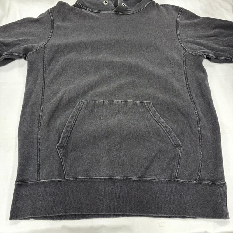 チャンピオン Champion パーカー 長袖 REVERSEWEAVE リバースウィーブ プルオーバー フーディー パーカー 目無し スウェット XL 無地 X ワンポイント X ロゴ、文字 X 刺繍 黒 / ブラック / black メンズ USED 古着 中古 50158136