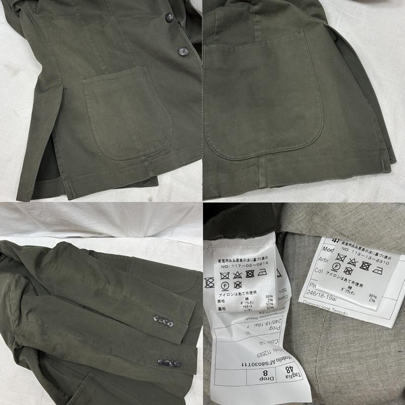 マルセルラサンス Marcel Lassance スーツ スーツ セットアップ コットン ストレッチ テーラード ジャケット スラックス パンツ 48 メンズ USED 古着 中古 50158156