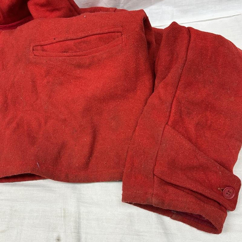 ヴィンテージ VINTAGE ジャケット、上着 ジャンパー、ブルゾン TALON ZIP デカタロン ウール ハンティング ジャケット - 赤 / レッド / red メンズ USED 古着 中古 50158158