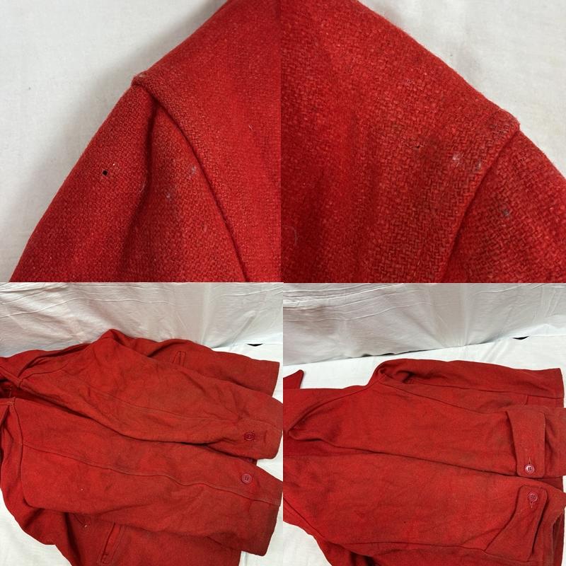 ヴィンテージ VINTAGE ジャケット、上着 ジャンパー、ブルゾン TALON ZIP デカタロン ウール ハンティング ジャケット - 赤 / レッド / red メンズ USED 古着 中古 50158158