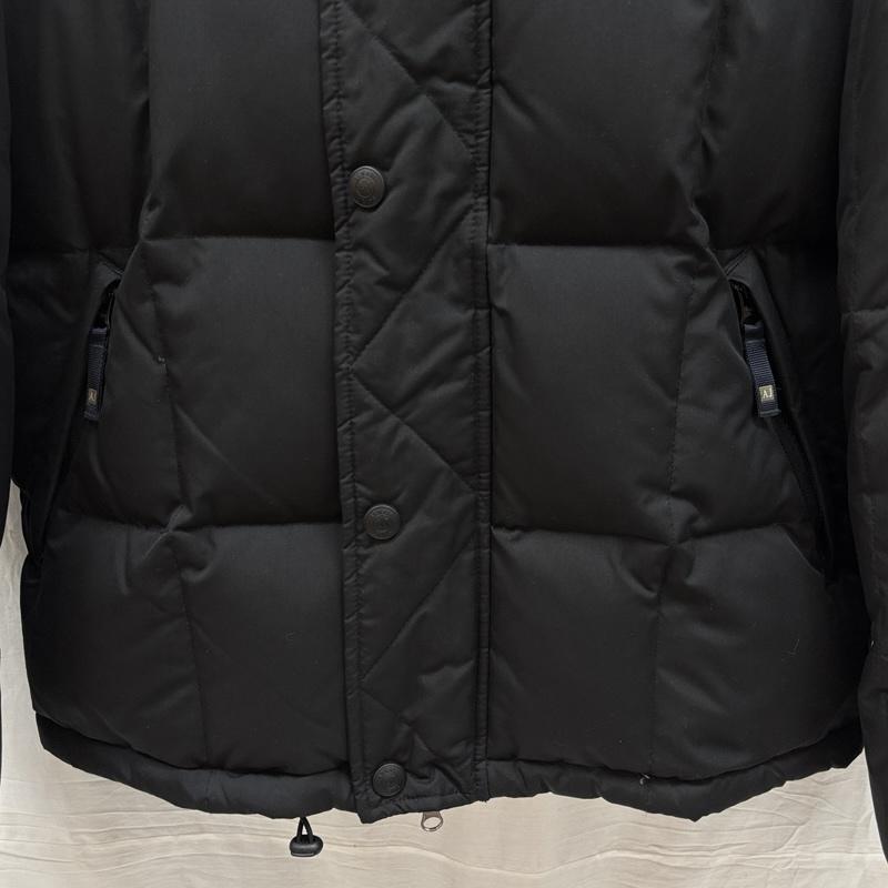 アルマーニ ジーンズ ARMANI JEANS ジャケット、上着 ダウンジャケット ビッグサイズ スタンドカラー ダウン ジャケット - 黒 / ブラック / black メンズ USED 古着 中古 50158160