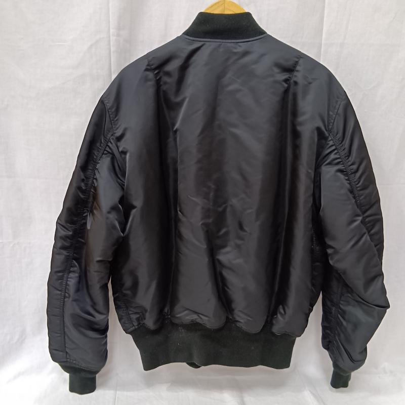 アルファ ALPHA ジャケット、上着 フライトジャケット MIL-J-82790 MA-1 フライトジャケット ミリタリー black XL XL 無地 黒 / ブラック / black メンズ USED 古着 中古 50158164