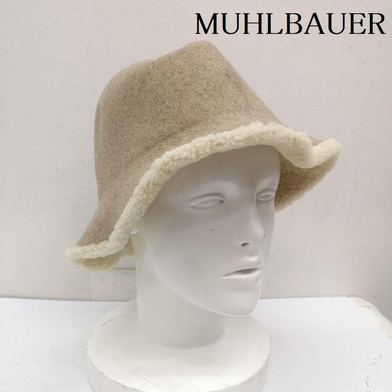 ミュールバウアー MUHLBAUER 帽子 ハット フェルト ラム ハット - ベージュ / ベージュ / beige レディース USED 古着 中古 50158174