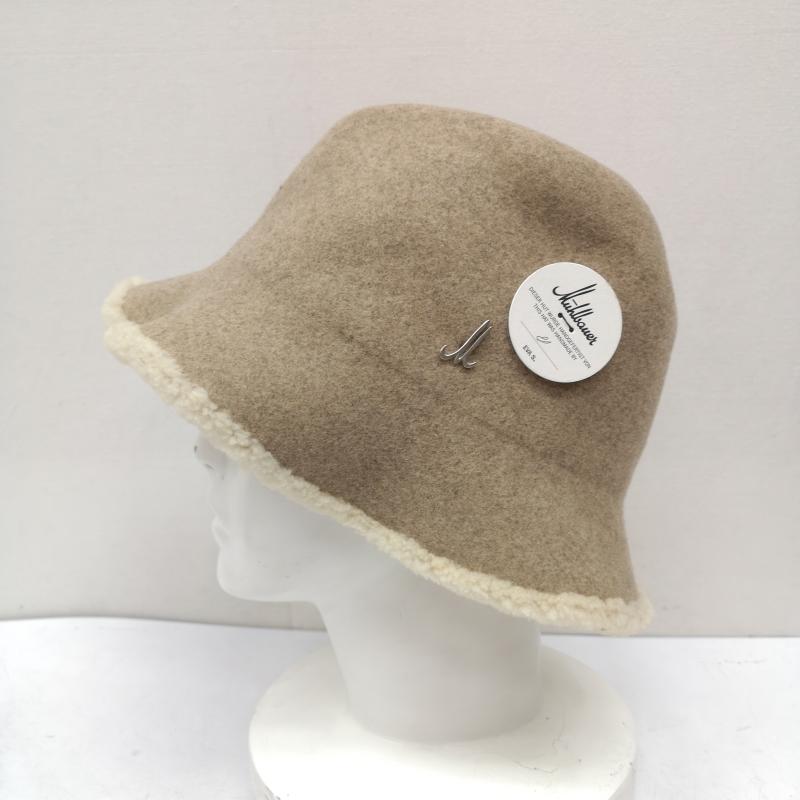 ミュールバウアー MUHLBAUER 帽子 ハット フェルト ラム ハット - ベージュ / ベージュ / beige レディース USED 古着 中古 50158174