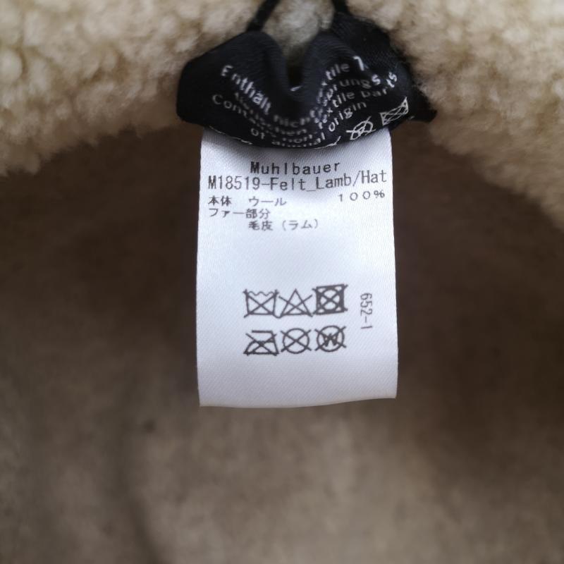 ミュールバウアー MUHLBAUER 帽子 ハット フェルト ラム ハット - ベージュ / ベージュ / beige レディース USED 古着 中古 50158174