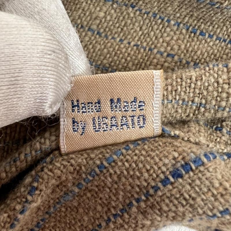 ウサト USAATO ベスト ベスト うさとの服 手織り 天然素材 ノースリブトップス ベスト 茶 / ブラウン / brown レディース USED 古着 中古 50158187