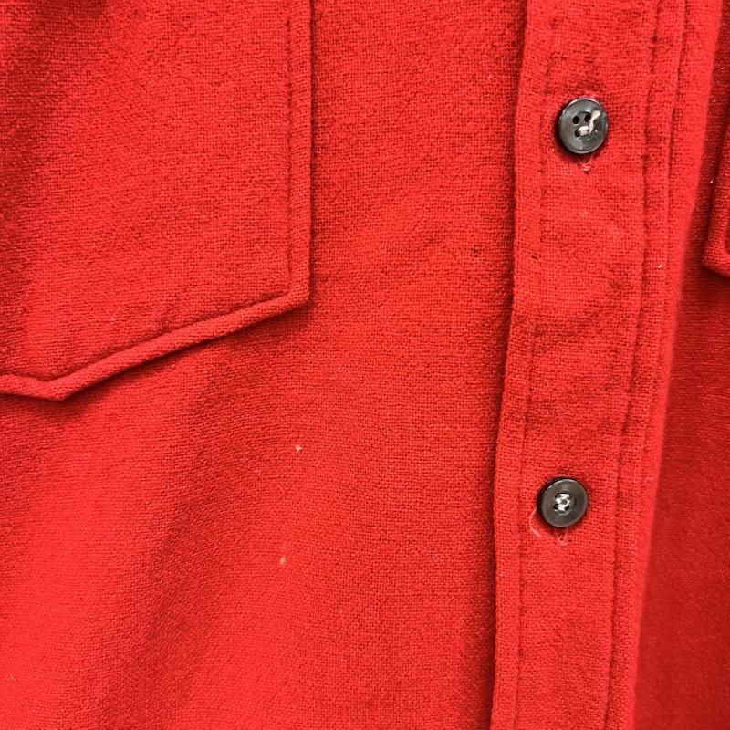 ペンドルトン PENDLETON シャツ、ブラウス 長袖 50s ヴィンテージ ウールシャツ 15 1/2 - 赤 / レッド / red メンズ USED 古着 中古 50158208