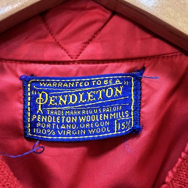 ペンドルトン PENDLETON シャツ、ブラウス 長袖 50s ヴィンテージ ウールシャツ 15 1/2 - 赤 / レッド / red メンズ USED 古着 中古 50158208