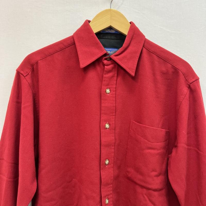 ペンドルトン PENDLETON シャツ、ブラウス 長袖 LODGE SHIRT ウールシャツ S 赤 / レッド / red メンズ USED 古着 中古 50158209