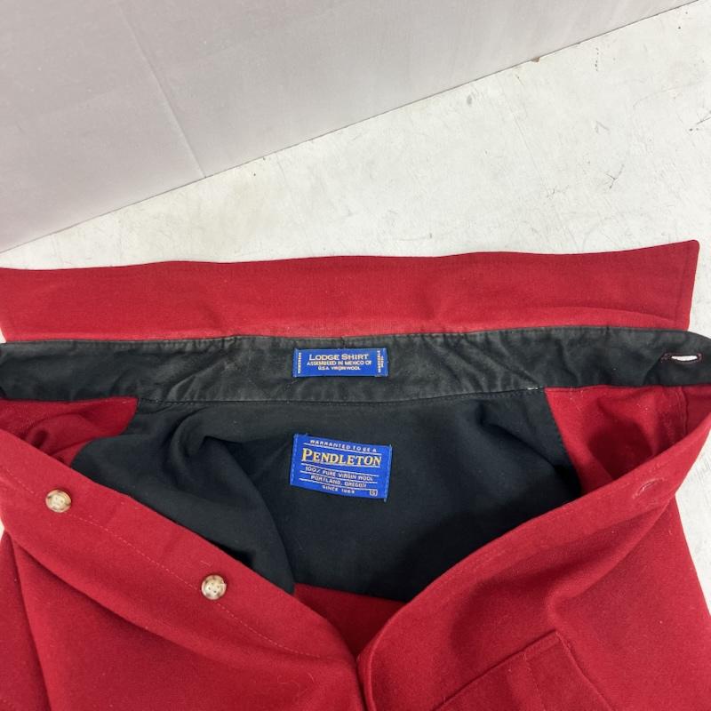 ペンドルトン PENDLETON シャツ、ブラウス 長袖 LODGE SHIRT ウールシャツ S 赤 / レッド / red メンズ USED 古着 中古 50158209