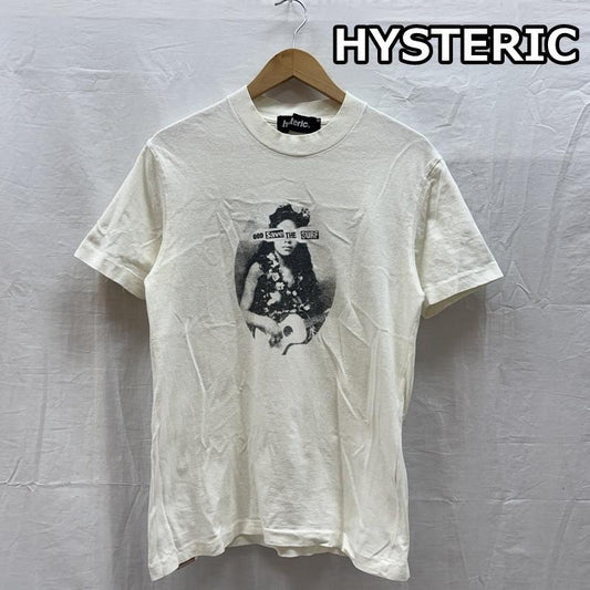 ヒステリックス HYSTERICS Tシャツ 半袖 GOD SAVE THE SURF クルーネック 半袖 Tシャツ 20T-3236 S 白 / ホワイト / white メンズ USED 古着 中古 50158241