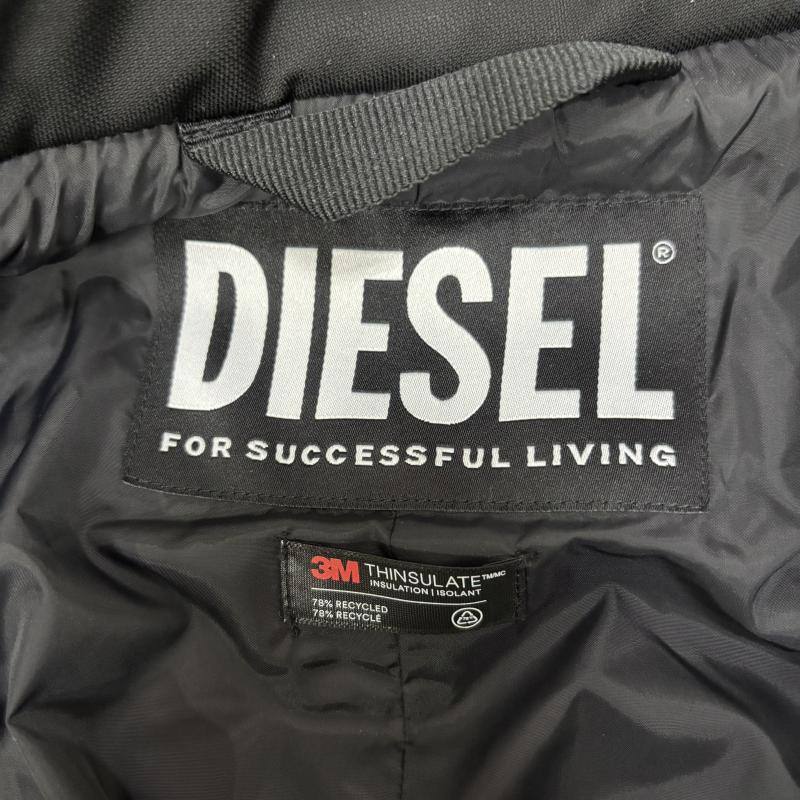 ディーゼル DIESEL ジャケット、上着 ジャンパー、ブルゾン A04816 3M thinsulate パデットロングジャケット black XS XS 無地 黒 / ブラック / black メンズ USED 古着 中古 50158242