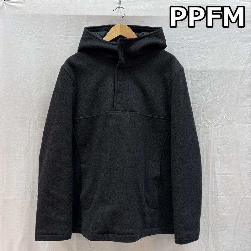 ピーピーエフエム PPFM ジャケット、上着 ジャンパー、ブルゾン ウール プルオーバー フード ジャケット パーカー 中綿 FREE メンズ USED 古着 中古 50158253
