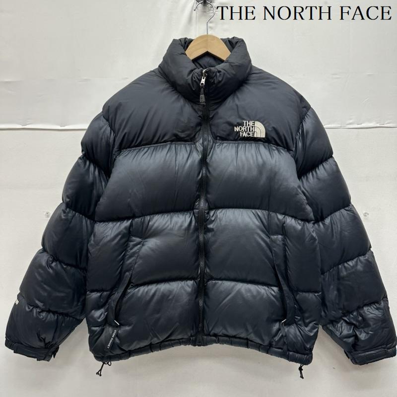 ザノースフェイス THE NORTH FACE ジャケット、上着 ダウンジャケット ヌプシ ダウン ジャケット 700フィル フルジップ L 黒 / ブラック / black メンズ USED 古着 中古 50158262