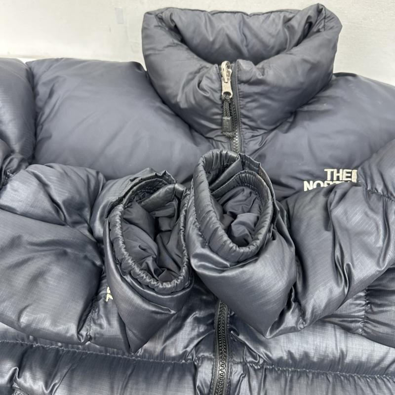ザノースフェイス THE NORTH FACE ジャケット、上着 ダウンジャケット ヌプシ ダウン ジャケット 700フィル フルジップ L 黒 / ブラック / black メンズ USED 古着 中古 50158262