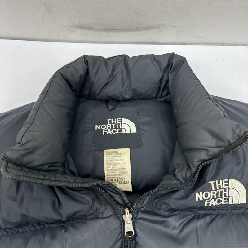 ザノースフェイス THE NORTH FACE ジャケット、上着 ダウンジャケット ヌプシ ダウン ジャケット 700フィル フルジップ L 黒 / ブラック / black メンズ USED 古着 中古 50158262