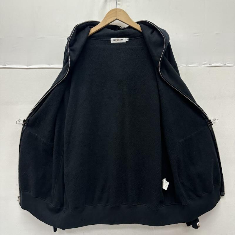 アベイシングエイプ A BATHING APE パーカー 長袖 BAPE baby milo プリント フル ジップ パーカー XL 黒 / ブラック / black メンズ USED 古着 中古 50158265