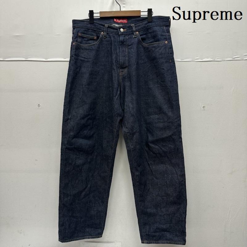 シュプリーム Supreme パンツ デニム、ジーンズ 25SS Rigid Baggy Selvedge Jean セルビッチ バギー デニム パンツ 34インチ インディゴ / インディゴ / Indigo メンズ USED 古着 中古 50158266