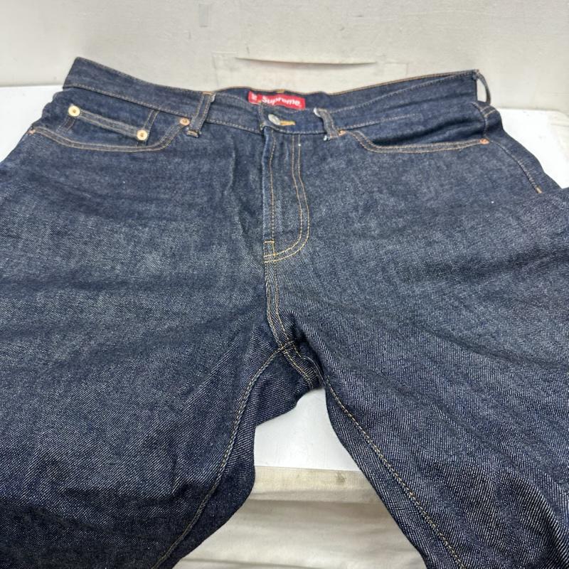 シュプリーム Supreme パンツ デニム、ジーンズ 25SS Rigid Baggy Selvedge Jean セルビッチ バギー デニム パンツ 34インチ インディゴ / インディゴ / Indigo メンズ USED 古着 中古 50158266