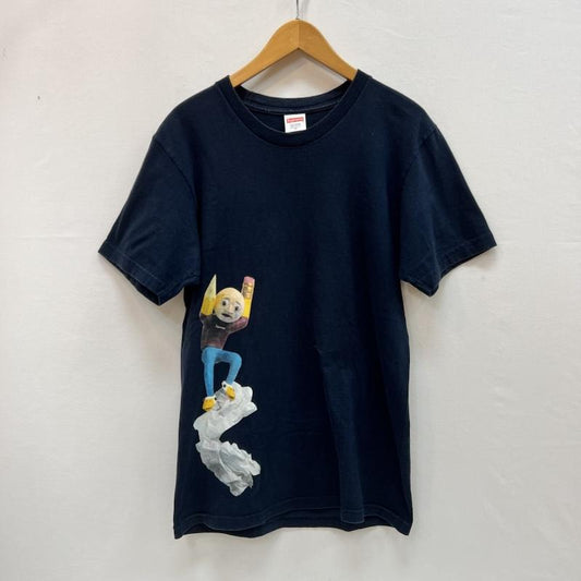 シュプリーム Supreme Tシャツ 半袖 17ss Mike Hill Regretter Tee マイク・ヒル M 紺 / ネイビー / navy メンズ USED 古着 中古 50158270