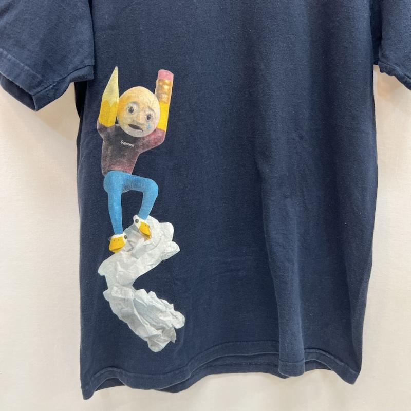 シュプリーム Supreme Tシャツ 半袖 17ss Mike Hill Regretter Tee マイク・ヒル M 紺 / ネイビー / navy メンズ USED 古着 中古 50158270