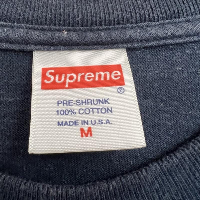 シュプリーム Supreme Tシャツ 半袖 17ss Mike Hill Regretter Tee マイク・ヒル M 紺 / ネイビー / navy メンズ USED 古着 中古 50158270