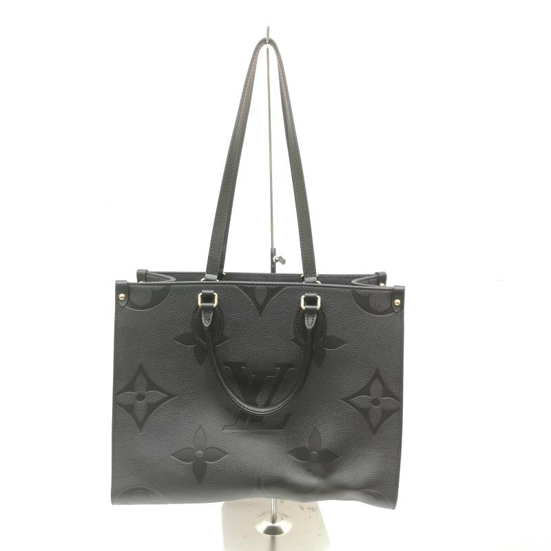 ルイヴィトン LOUIS VUITTON トートバッグ トートバッグ オンザゴー MM トート ハンドバッグ モノグラム アンプラント レザー M45595 黒 / ブラック / black レディース USED 古着 中古 50158272