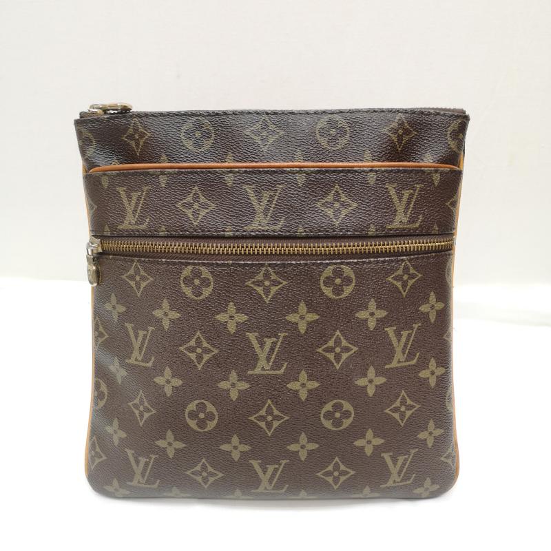 ルイヴィトン LOUIS VUITTON ショルダーバッグ ショルダーバッグ M40524 ポシェット ヴァルミー モノグラム ショルダーバッグ - 茶 / ブラウン / brown メンズ USED 古着 中古 50158273