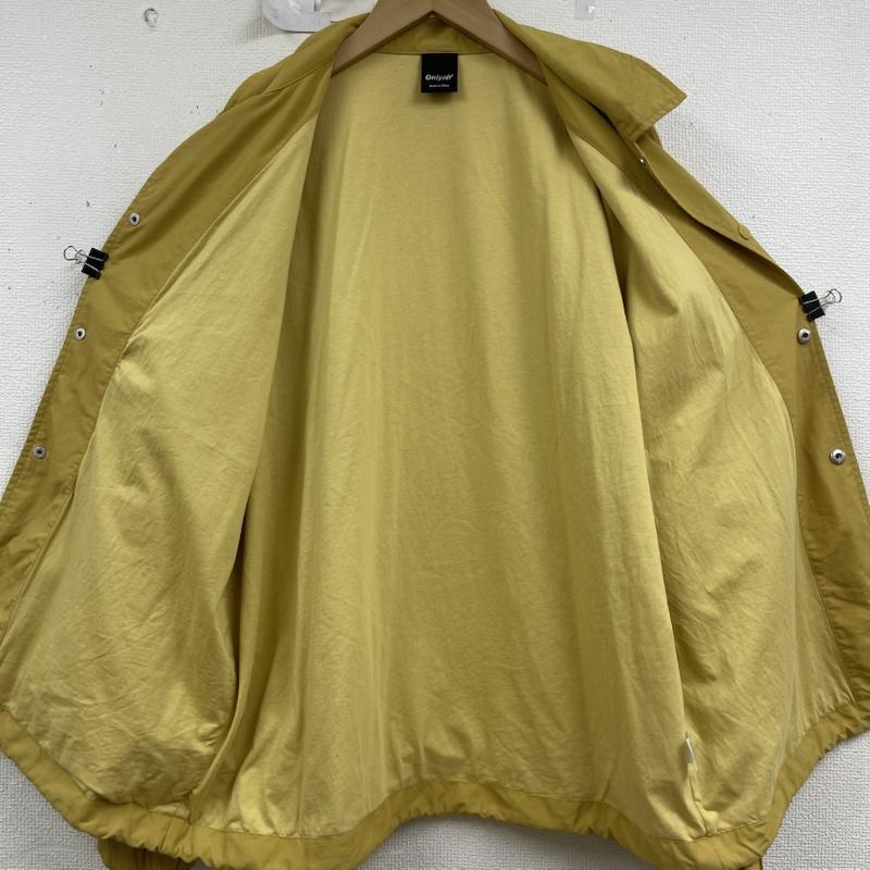オンリーニューヨーク ONLY NY ジャケット、上着 ジャンパー、ブルゾン Florist Coaches Jacket ナイロン コーチ ジャケット L 黄 / イエロー / yellow メンズ USED 古着 中古 50158281