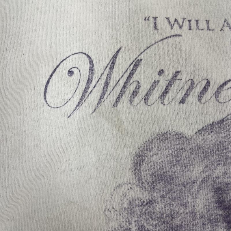 古着 USED Tシャツ 半袖 Whitney Houston プリント I Will Always Love You Tシャツ 白 / ホワイト / white メンズ USED 古着 中古 50158283