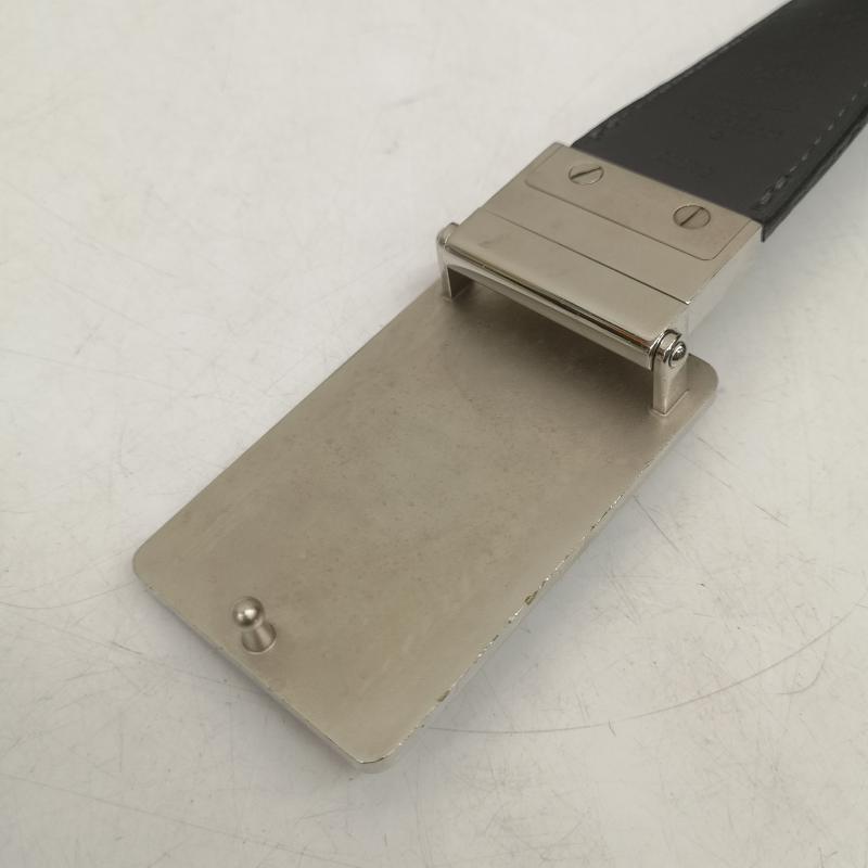 ルイヴィトン LOUIS VUITTON ベルト・バックル ベルト M6820 サンチュール アヴァントゥール ベルト リバーシブル レザー 100/40 - 黒 / ブラック / black メンズ USED 古着 中古 50158298