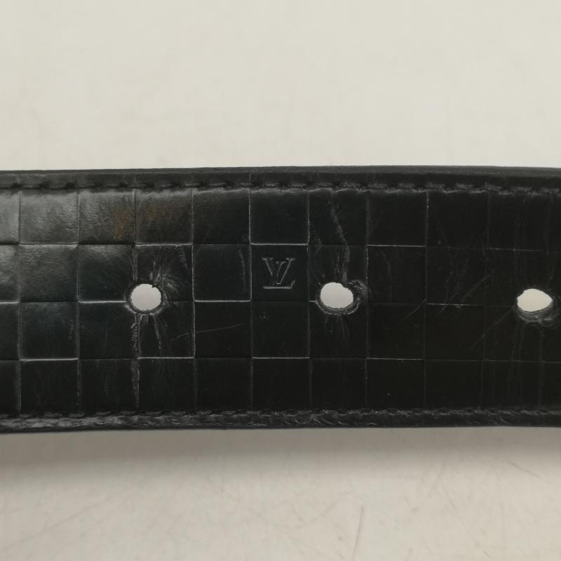 ルイヴィトン LOUIS VUITTON ベルト・バックル ベルト M6820 サンチュール アヴァントゥール ベルト リバーシブル レザー 100/40 - 黒 / ブラック / black メンズ USED 古着 中古 50158298