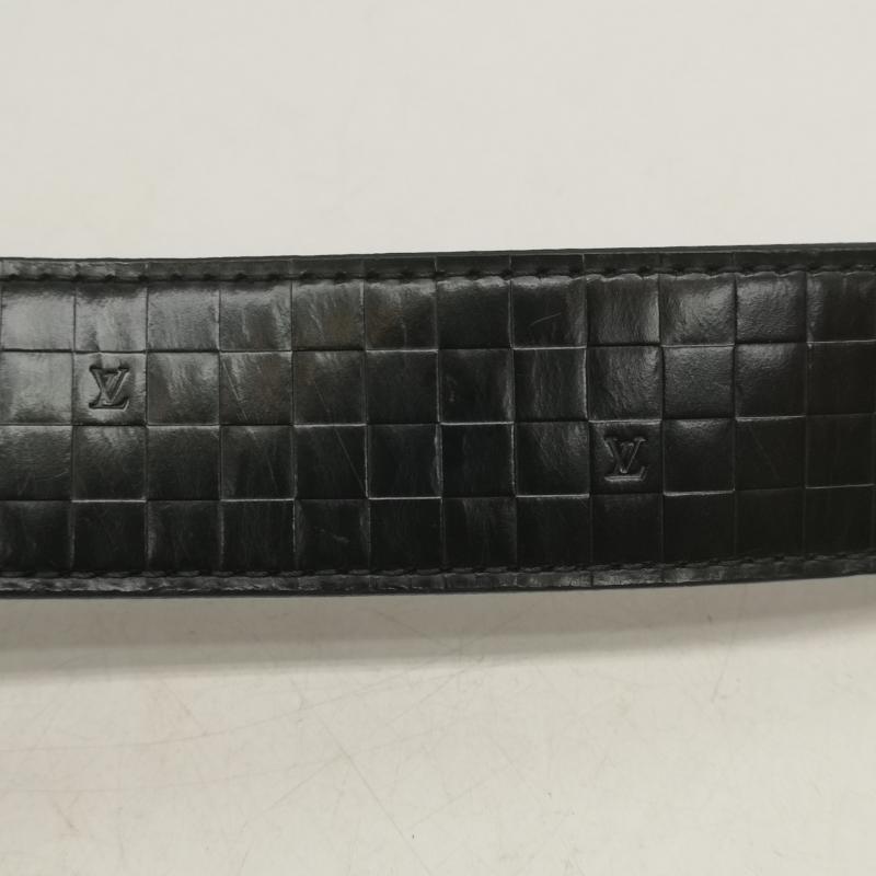 ルイヴィトン LOUIS VUITTON ベルト・バックル ベルト M6820 サンチュール アヴァントゥール ベルト リバーシブル レザー 100/40 - 黒 / ブラック / black メンズ USED 古着 中古 50158298