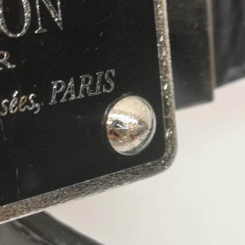 ルイヴィトン LOUIS VUITTON ベルト・バックル ベルト M6820 サンチュール アヴァントゥール ベルト リバーシブル レザー 100/40 - 黒 / ブラック / black メンズ USED 古着 中古 50158298