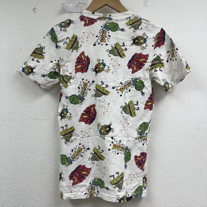 ヒステリックグラマー HYSTERIC GLAMOUR Tシャツ 半袖 90s バク虫 ロゴ デザイン オールオーバー プリント Tシャツ FREE オフホワイト / オフホワイト / レディース USED 古着 中古 50158299