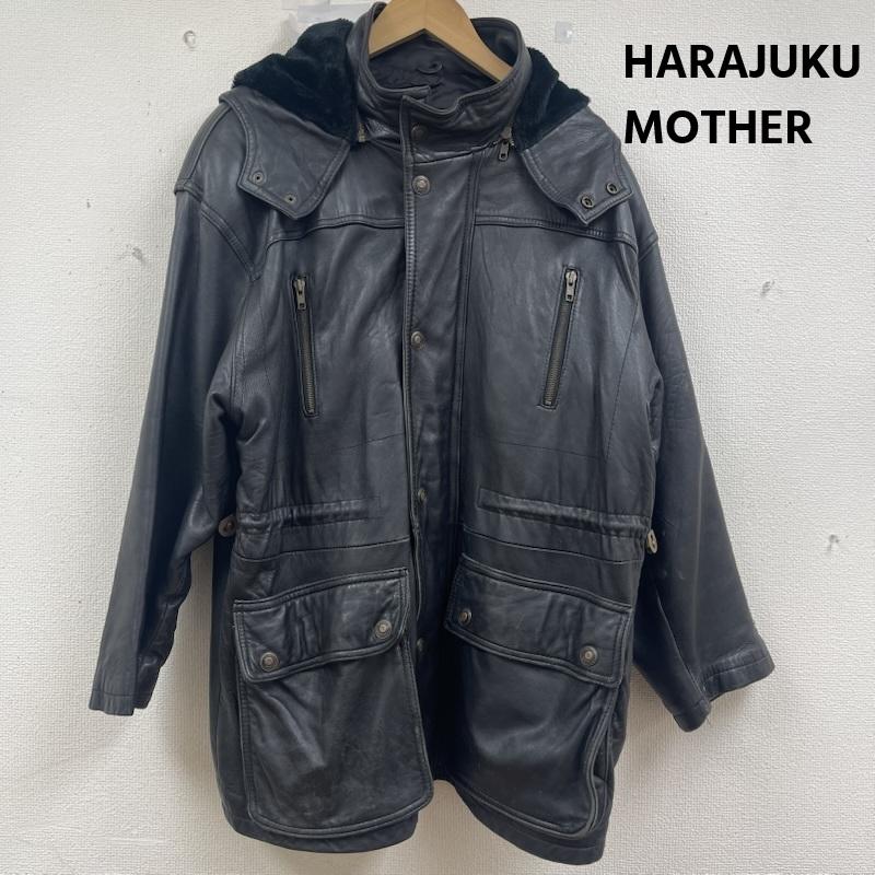 古着 USED ジャケット、上着 レザージャケット HARAJUKU MOTHER 羊革 フード レザー ジャケット L 黒 / ブラック / black メンズ USED 古着 中古 50158310