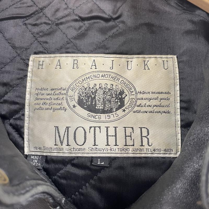 古着 USED ジャケット、上着 レザージャケット HARAJUKU MOTHER 羊革 フード レザー ジャケット L 黒 / ブラック / black メンズ USED 古着 中古 50158310
