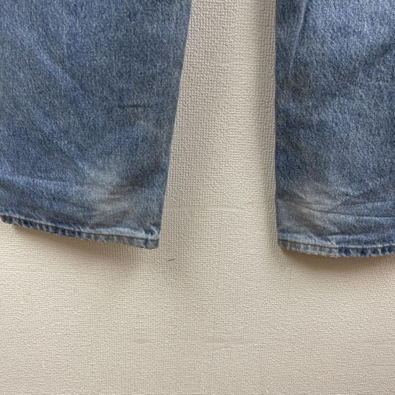 カーハート Carhartt パンツ デニム、ジーンズ B17 STW ビッグシルエット ロゴ パッチ デニム ワイド パンツ 44インチ インディゴ / インディゴ / Indigo メンズ USED 古着 中古 50158311
