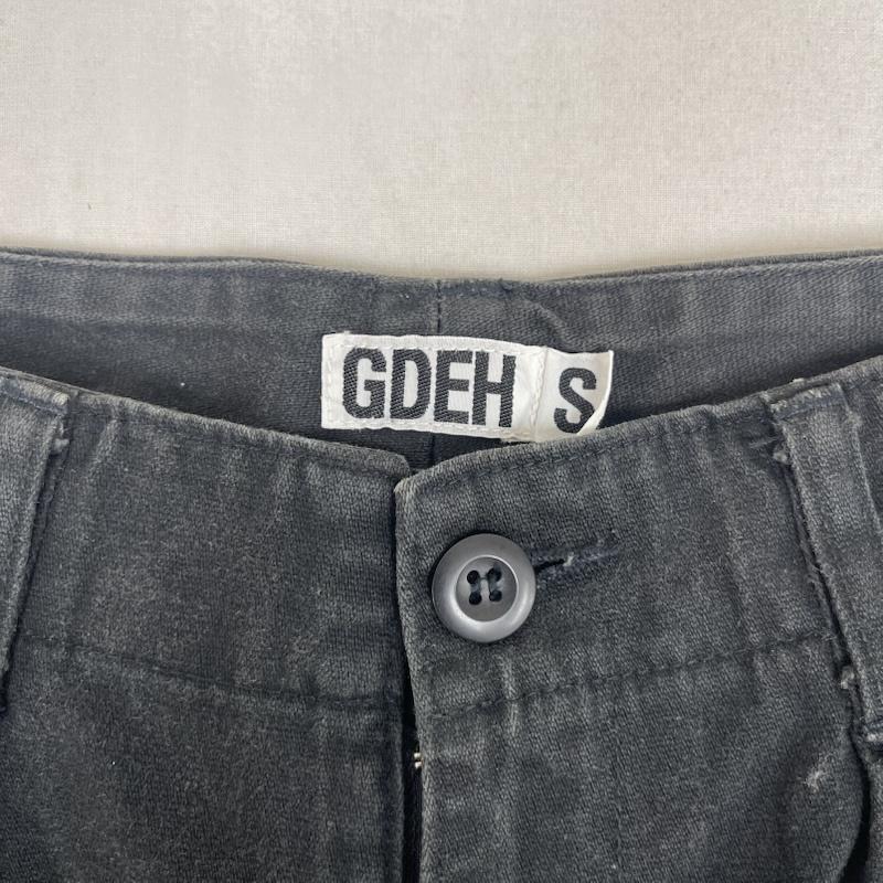 グッドイナフ GOODENOUGH パンツ ワークパンツ、ペインターパンツ 90s 00s クロップド丈 カーゴ ポケット ワーク パンツ S 黒 / ブラック / black メンズ USED 古着 中古 50158314