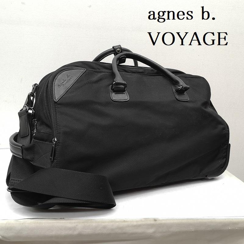 アニエスベー ボヤージュ agnes b. VOYAGE ボストンバッグ ボストンバッグ 3WAY キャリーバッグ ボストンバッグ - 黒 / ブラック / black レディース USED 古着 中古 50158316