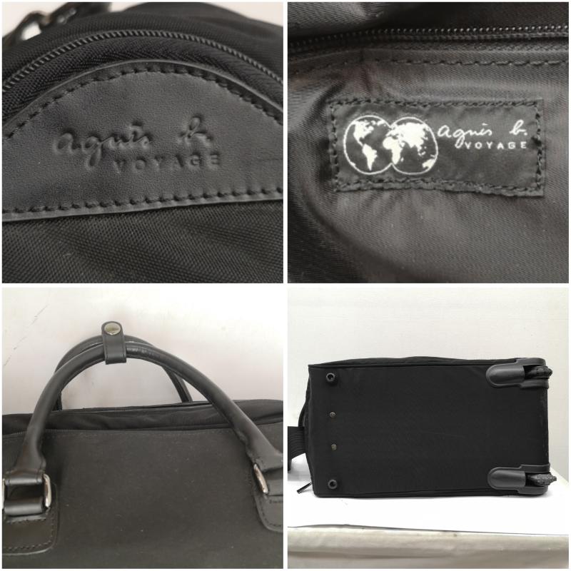 アニエスベー ボヤージュ agnes b. VOYAGE ボストンバッグ ボストンバッグ 3WAY キャリーバッグ ボストンバッグ - 黒 / ブラック / black レディース USED 古着 中古 50158316