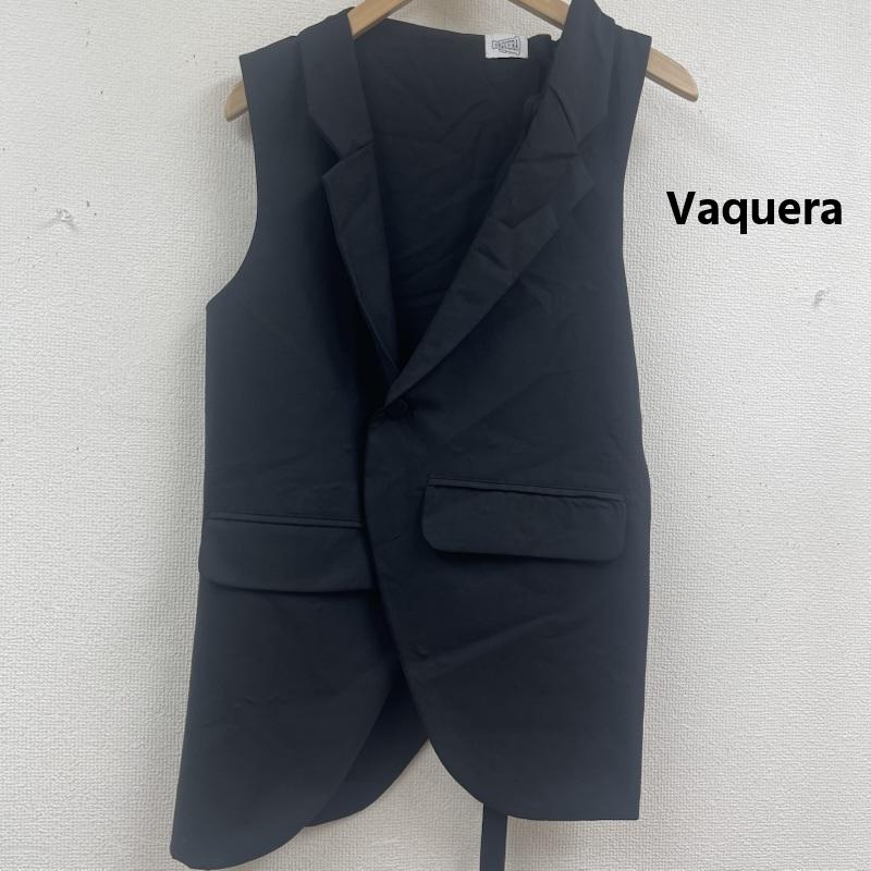 古着 USED ベスト ベスト Vaquera USA製 ウール アシンメトリー カッティング ベスト 黒 / ブラック / black メンズ USED 古着 中古 50158317