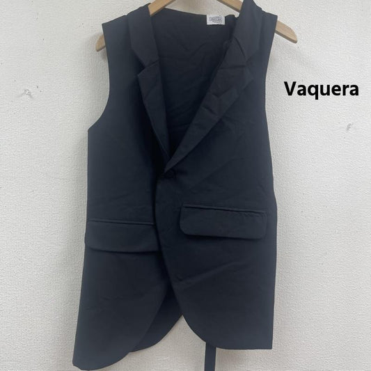 古着 USED ベスト ベスト Vaquera USA製 ウール アシンメトリー カッティング ベスト 黒 / ブラック / black メンズ USED 古着 中古 50158317