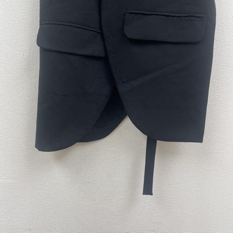 古着 USED ベスト ベスト Vaquera USA製 ウール アシンメトリー カッティング ベスト 黒 / ブラック / black メンズ USED 古着 中古 50158317