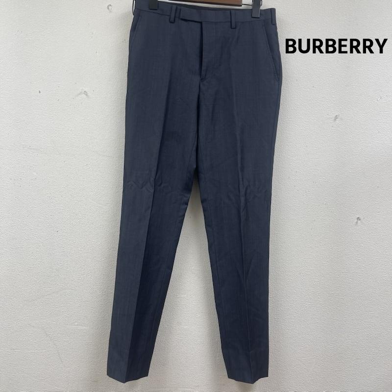 バーバリー BURBERRY パンツ スラックス BLACK LABEL 羊毛 スーツ パンツ スラックス d1h26-463-24 48 紺 / ネイビー / navy メンズ USED 古着 中古 50158322