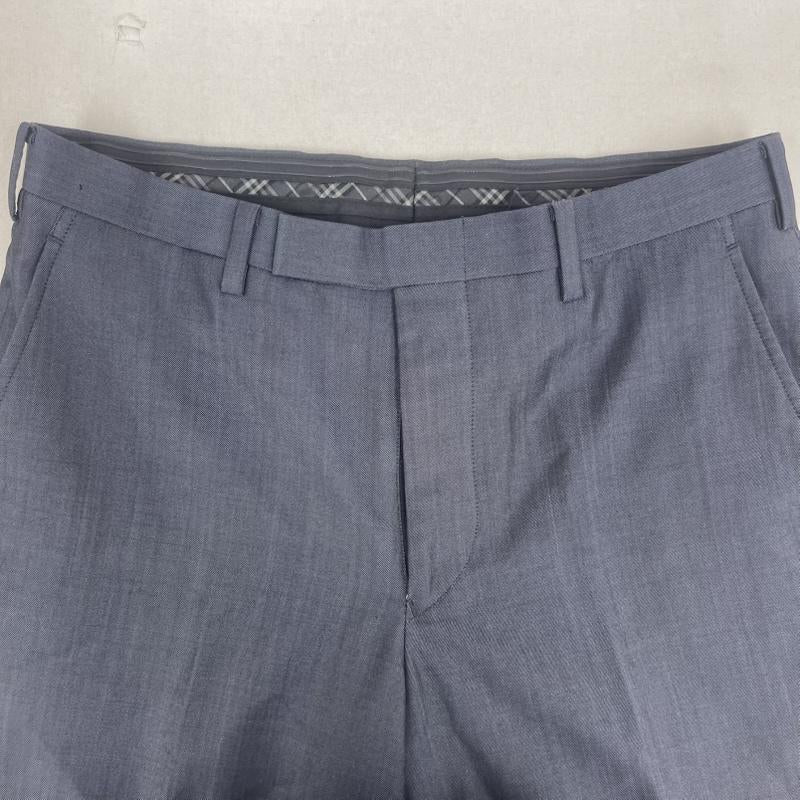 バーバリー BURBERRY パンツ スラックス BLACK LABEL 羊毛 スーツ パンツ スラックス d1h26-463-24 48 紺 / ネイビー / navy メンズ USED 古着 中古 50158322