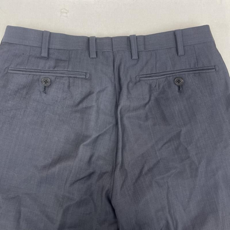 バーバリー BURBERRY パンツ スラックス BLACK LABEL 羊毛 スーツ パンツ スラックス d1h26-463-24 48 紺 / ネイビー / navy メンズ USED 古着 中古 50158322